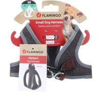 Flamingo Cane Pettorina Step&Go Herbert Marrone Scuro XS 30cm 30cm