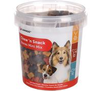 FLAMINGO CANE SNACK CHEW'N BISCOTTO MINI OSSICINI POLLO, MANZO & PESCE 500 GR