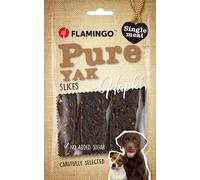 FLAMINGO CANE SNACK "HAPKI PURE" FETTINE DI YAK 85 GR