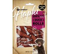 FLAMINGO CANE SNACK "HAPKI" ROLLINI DI ANATRA 85 GR