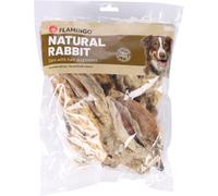 FLAMINGO CANE SNACK NATURE ORECCHIE DI CONIGLIO CON PELO 200 GR