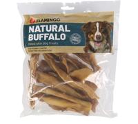 FLAMINGO CANE SNACK NATURE PELLE DI TESTA DI BUFALO 12 CM CF. (200 GR)