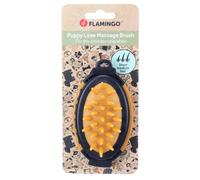 FLAMINGO CANE SPAZZOLA DA MASSAGGIO PER CUCCIOLO "CALMY" 12,5x7x4 CM