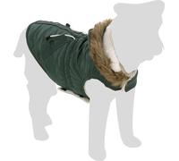 Flamingo - Cappotto Invernale Kimo Verde - Taglia XXXL (A: 50 cm, B: 44-48 cm, C: 66-74 cm) per Razze di Cani Grandi (es. Labrador, Boxer, Pastore Tedesco, Golden Retriever)