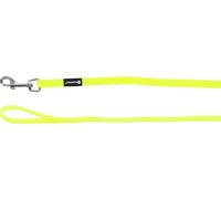 Flamingo Caspar Training And Tracking Lead for Dogs Fluorescent Yellow - 1000 cm 13 mm - Waterproof And Easy to Clean - with Handle