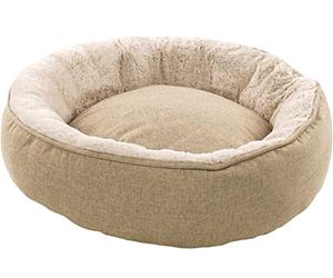 Flamingo CESTA ISIDOOR Rotonda + Cerniera Lampo Beige 50x50x15CM