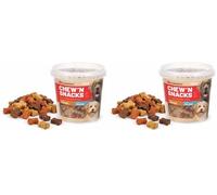 Flamingo CHEW'N Snack Mix Mini Ossa 500G (Confezione da 2)