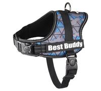 Flamingo Ciotola Best Buddy Pluto Blu Camouflage Per Cane XXS-XL Regolabile