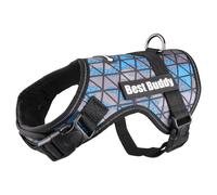 Flamingo Ciotola Best Buddy Uranus Blu/Camouflage Per Cani, Regolabile