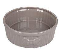 Flamingo Ciotola Cane Mabel Ceramica Taupe 20,5CM 1510ML