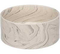 Flamingo Ciotola per Cibo E Acqua Baron Rotondo Grigio 18x7,5CM 1200ML