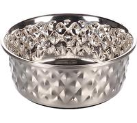Flamingo Ciotola per Cibo E Acqua DIAMI ACIAIO Inox 500ML 14CM