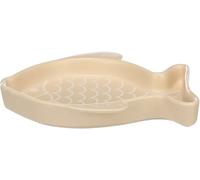 Flamingo Ciotola per Cibo E Acqua FISHIE Beige 17x14x2,5CM 200ML
