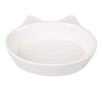 Flamingo Ciotola per Cibo Gatto Gizmo Ceramica Bianco 170ML 13CM