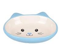 Flamingo Ciotola per Cibo Gatto ISA Ceramica Blu Chiaro 170ML 14CM