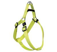 Flamingo Ciotola Step & Go Gialla Per Cani, Nylon, Regolabile, Sicura