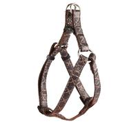 Flamingo Ciotola Step & Go Odin Marrone Per Cani - Regolabile, Nylon, Robusto