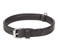 Flamingo Collare Arizona Cuoio Nero S/M 30-37CM 20MM