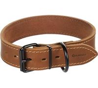 Flamingo Collare Montana Cuoio Largo Cognac XL 49-59CM 40MM
