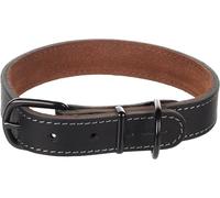 Flamingo Collare Montana Cuoio Nero M/L 38,5-48,5CM 25MM