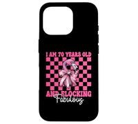 Flamingo Compleanno I Am 70 Anni E Floccaggio Favoloso Custodia per iPhone 16 Pro