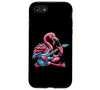 Flamingo Con Chitarra Elettrica Custodia per iPhone SE (2020) / 7 / 8