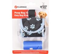 Flamingo contenitore per sacchetti igienici Blu