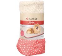 Flamingo Coperta LIEF Rettangolo Beige & Rosso 100x70x2cm