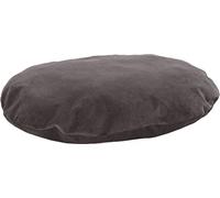 FLAMINGO Cuscino Celeste Oval + Chiusura Eclair Grigio Fonce, 90 x 66 x 10 cm