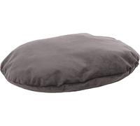 FLAMINGO Cuscino Celeste Oval + chiusura lampo grigio scuro 80 x 62 x 8 cm