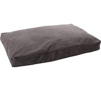 FLAMINGO Cuscino Celeste RETTANGOLARE + chiusura lampo + bordo grigio scuro 100 x 70 x 12 cm