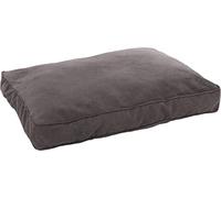 FLAMINGO Cuscino Celeste RETTANGOLARE + chiusura lampo + bordo grigio scuro 80 x 60 x 10 cm