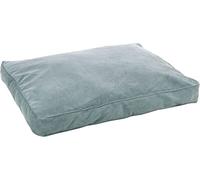 FLAMINGO Cuscino Celeste RETTANGOLARE + chiusura lampo + bordo verde menta, 80 x 60 x 10 cm