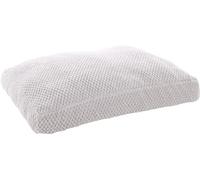 FLAMINGO Cuscino jacquard rettangolare grigio, 80 x 60 x 10 cm, lavabile, fondo antiscivolo, fodera rimovibile con cerniera