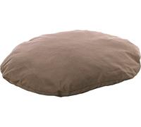 FLAMINGO Cuscino Panama Ovale + Chiusura Eclair Tortora 100 x 76 x 10 cm