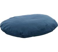 FLAMINGO Cuscino per cane e gatto celeste ovale blu scuro, 90 x 66 x 10 cm, ultra morbido, qualità superiore, fodera rimovibile