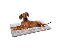 Flamingo Cushion Stella, Flat, Rectangular, 100.5 x 63.5 cm, Grey/White