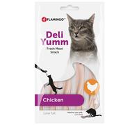 Flamingo Deli Yumm Pâté 5 x 14 g Snack per gatto - con Pollo