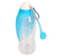 Flamingo Distributore D'Acqua Ziller Portatile Per Cani E Gatti 600ml Blu