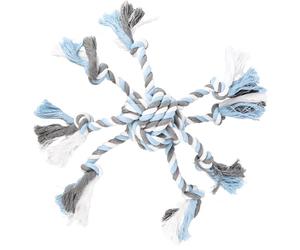 Flamingo Dog Toy Cotton Jim Ball Knotted Octopus Blue/White/Grey Diameter 9 cm/40 cm