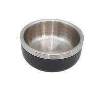 Flamingo - Double-Walled Water or Food Bowl, Diameter 12.5 cm, 400 ml, for Cats or Dogs