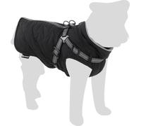 Flamingo Duker Winter Coat for Dogs Black - Size 50 cm (A: 50 cm, W: 44 cm, C: 68 cm) - Ideal for Jack Russell, Cocker Spaniel, French Bulldog, Shih Tzu And Dachshund