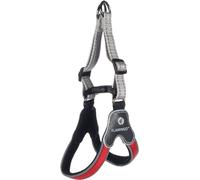 FLAMINGO CANE PETTORINA IN NYLON "EASY HILKA" 15 MM X 25-35 CM ROSSO/NERO