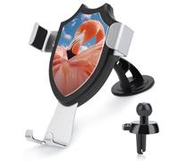 Flamingo Elegante Piume Supporto Telefono Universale Auto Parabrezza Cruscotto Supporto Telefono