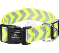 Flamingo Fergu collare - giallo neon S 30-45 cm x 15 mm x 2 mm