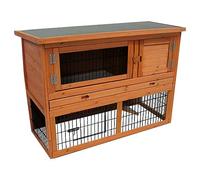 Flamingo Gabbia per Conigli Loft in Legno pretrattato