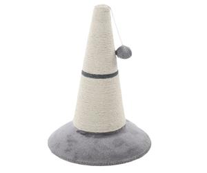 FLAMINGO GATTO TIRAGRAFFI A CONO "ELMO" 33x45 CM BIANCO/GRIGIO