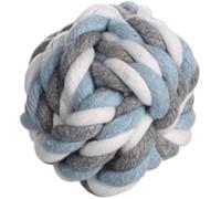 Flamingo GC Cotone Jim Palla Azzurro/Bianco/Grigio 15CM