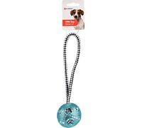 Flamingo GC DJENGO Corda con Palla TPR Azzurro 25CM