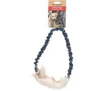 Anello Bungee Long In Peluche Bianco Flamingo